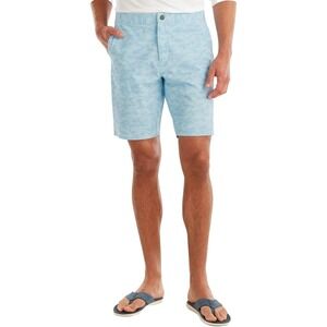 Johnnie-O Mens No man left behind Hybrid Shorts, Gulf Blue, Size 38